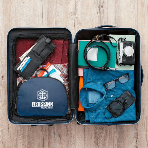 Image 4 - Travel Flatlay Blue